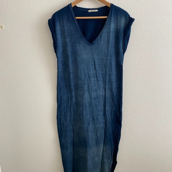 Bella Dahl Blue Maxi Dress - Picture 1 of 5
